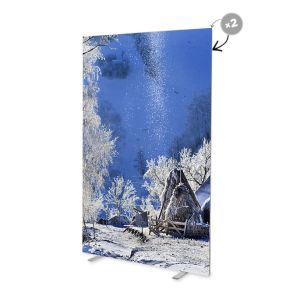 MEGA SEG Double Sided Frameless Fabric Display 100cm