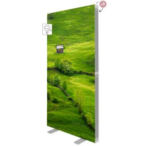 LEDBOX FLEX Double Sided Frameless Fabric Lightbox 100x200cm