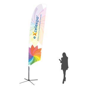 ST050P Feather Flag XL with cross base
