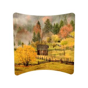 Tension Fabric Display Curved C-shaped 240cm