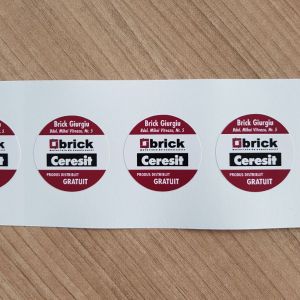 PVC Labels - different shapes and sizes