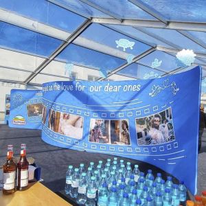 Tension Fabric Display Curved C-shaped 600cm