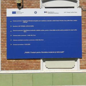 Placa Temporara / Permanenta / Panou Informativ pentru proiecte europene